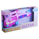 Interaktívna gitara pre dievčatá - ružová